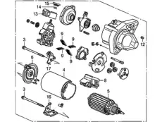 Стартер HONDA 06312-RNA-507RM