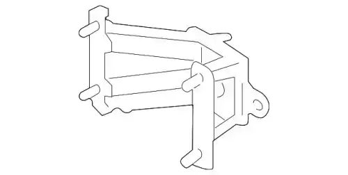 STAY-RR BUMPER RH 86642-B2010 MOBIS