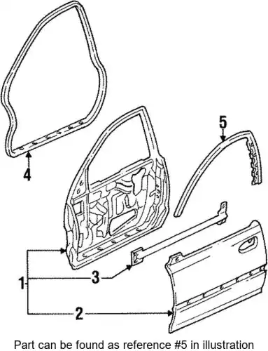 SUB SEAL, R. FR. DOO 72325SR4A03 HONDA