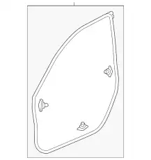 Ручка двери HONDA 72350-TBA-A01