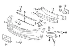 W-FACE, FR- (DOT) 04711-TR0-A90ZZ HONDA