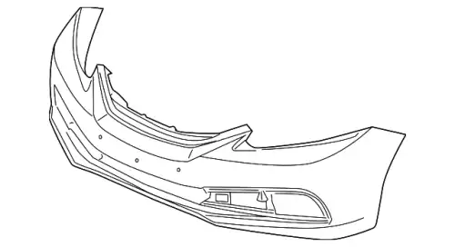 W-FACE, FR- BUMPER 71101-TS9-A60ZZ HONDA