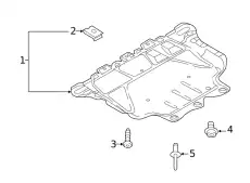 Шумоизоляция 5WA825236C VAG