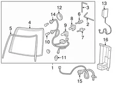 HARNESS,FWD LP WRG(INCLS 9) 15187426 CADILLAC