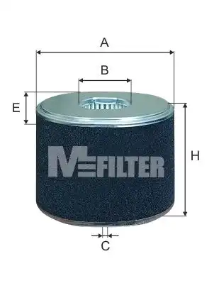 Фильтр воздушный MFILTER A8014