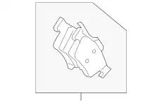 Тормозные колодки дисковые FORD FU2Z-2V200-F