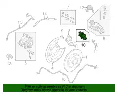 Тормозные колодки дисковые FORD FU2Z-2V200-F