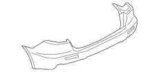 НАКЛАДКА ЗАДН. БАМПЕРА 6410A848HD MITSUBISHI