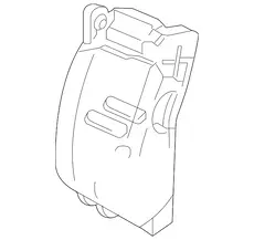CALIPER,FRT BRK(INCLS 2,5-10) 88965629 CADILLAC