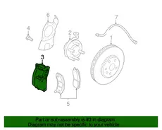 CALIPER,FRT BRK(INCLS 2,5-10) 88965629 CADILLAC