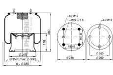 Подушка 1 D 28 B-12 PHOENIX