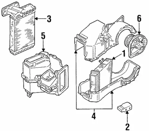 испаритель кондиционера Seat 357820103D VAG