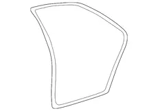 Уплотнитель проема задней левой двери 6233253020A0 TOYOTA / LEXUS