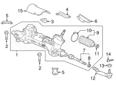 Рулевая рейка HONDA 53620TVCA38