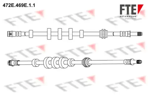 Тормозной шланг 472E.469E.1.1 FTE