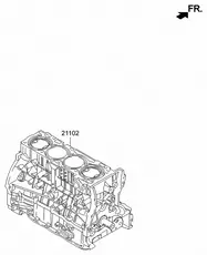Двигатель (ДВС) в сборе KIA 211022GK12