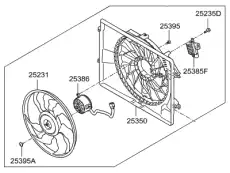 Вентилятор 25380E6000 HYUNDAI