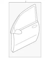 ПАНЕЛЬ ДВЕРИ ПЕРЕДНЯЯ ПРАВАЯ 5700A962 MITSUBISHI
