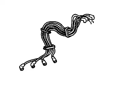 WIRE,SPLG #6 CYL(STYLE EE, 28IN)(xKIT1) 12036995 CHEVROLET