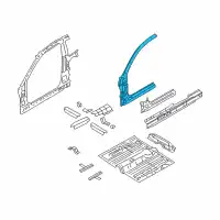Panel assy - pillar outer, rh 711201EA70 HYUNDAI