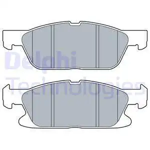 Тормозные колодки дисковые DELPHI LP3280