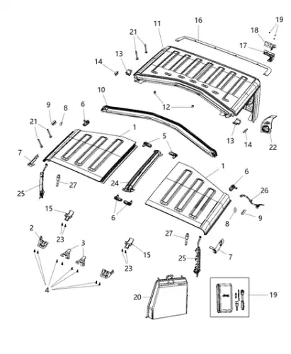 SCREW 68504567AA CHRYSLER