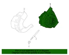 Генератор FORD 6U2Z10V346DRRM