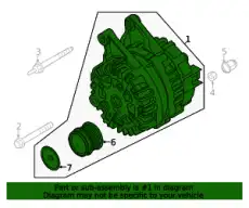Генератор FORD JX6Z10346K