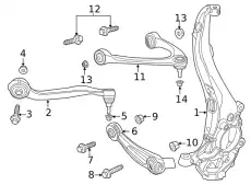 Рычаг подвески FORD LC5Z-3084-A