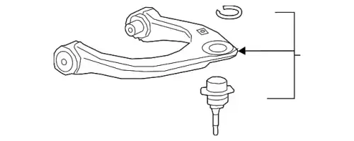 ARM ASY - FRONT SUSPENSION KB3Z-3084-A FORD