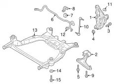 Рычаг подвески FORD FG9Z-3078-G