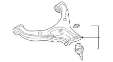 Рычаг подвески FORD KB3Z-3078-A