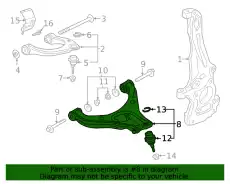 Рычаг подвески FORD KB3Z-3078-A