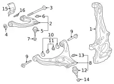 Рычаг подвески FORD KB3Z-3078-A