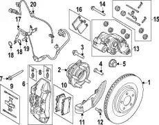 BOLT - WHEEL KR3Z1107B FORD