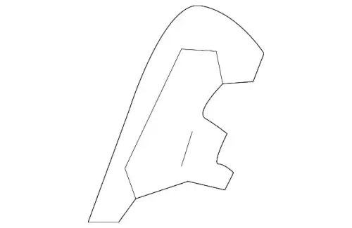 BRACKET - BUMPER MOUNTING KB3Z-17C887-D FORD
