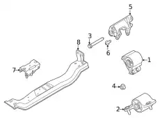 BRACKET - ENGINE MOUNTING LC3Z6031A FORD