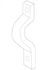 BRACKET - RADIATOR UPPER LC3Z8A193B FORD