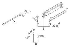 BRACKET - RADIATOR UPPER LC3Z8A193A FORD