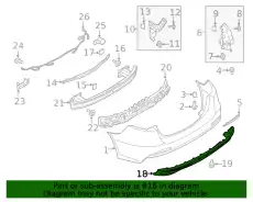 BUMPER - EXTENSION KS7Z-17F828-HA FORD