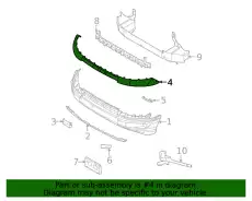 BUMPER ASY - FRONT M1PZ-17D957-AAPTM FORD