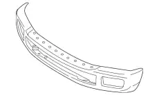 BUMPER ASY - FRONT LC3Z17757FAPTM FORD