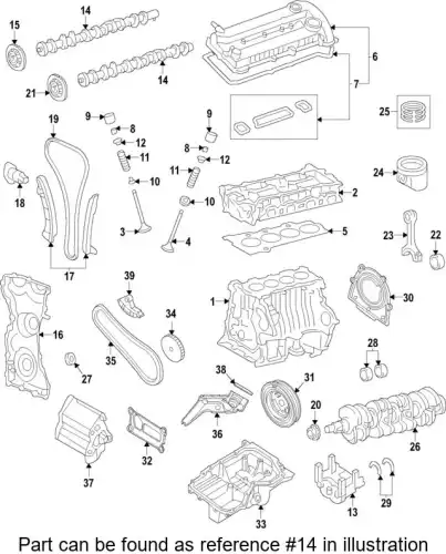 Распредвал FORD LX6Z6250A