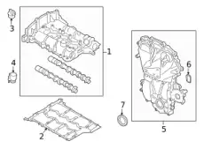 Распредвал FORD HX7Z6250E