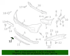 Решетка бампера FORD LB5Z-17E811-AB
