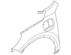 FENDER ASY - FRONT LJ6Z-16006-C FORD