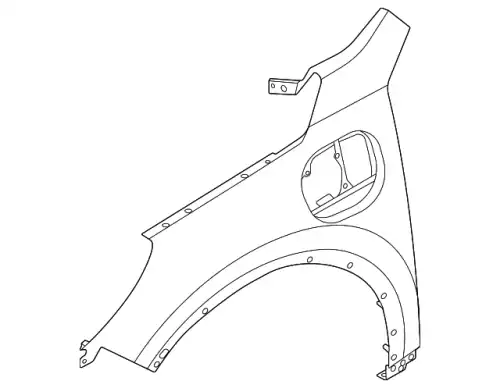 FENDER ASY - FRONT LJ6Z-16006-C FORD