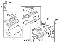 GASKET L1MZ6584B FORD
