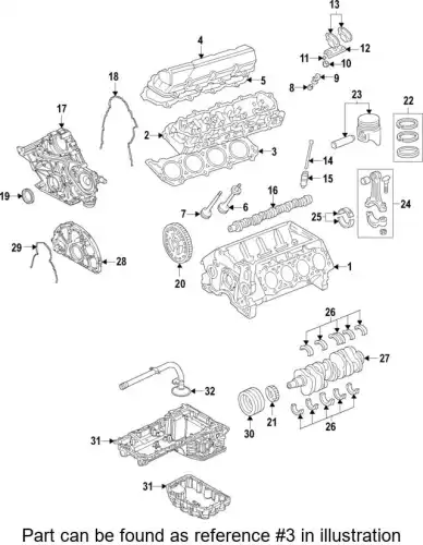 Прокладка ГБЦ FORD LC3Z6051C