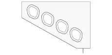 GASKET - INTAKE MANIFOLD LX6Z9439A FORD